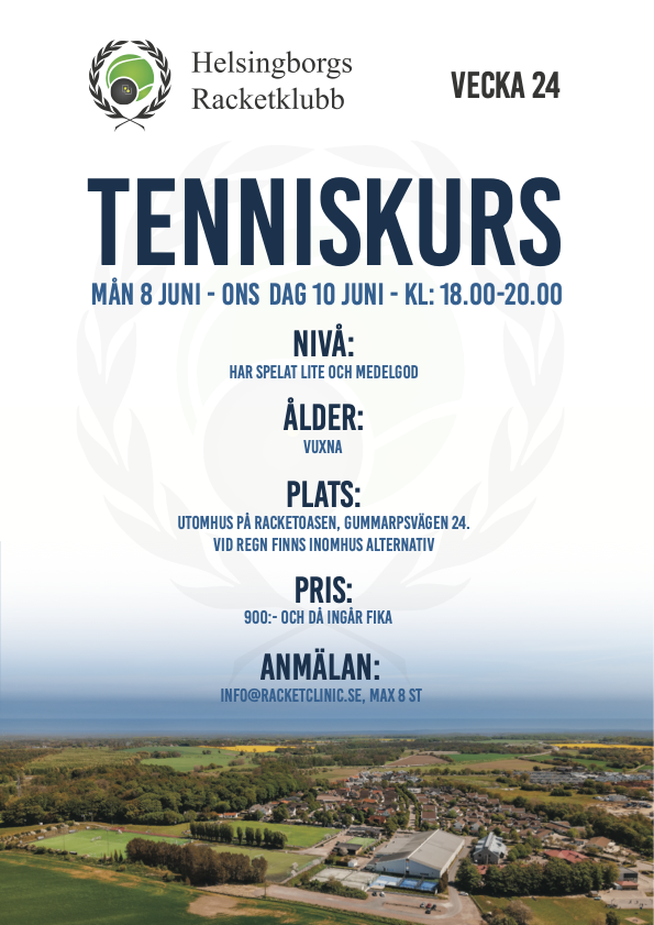Tenniskurs vecka 24